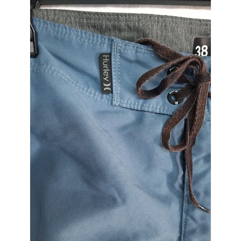 Hurley Board Shorts Men's 38 Blue Surfing Beach Shorts Resortwear Skater